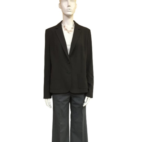 Anne Klein Black Size 10 Jacket/ Blazer - Picture 7 of 8